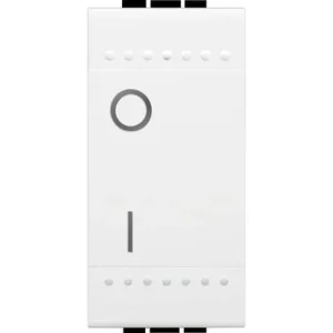 INTERRUTTORE 2P 16AX 250VAC LIVING LIGHT BIANCO BTICINO N4002N